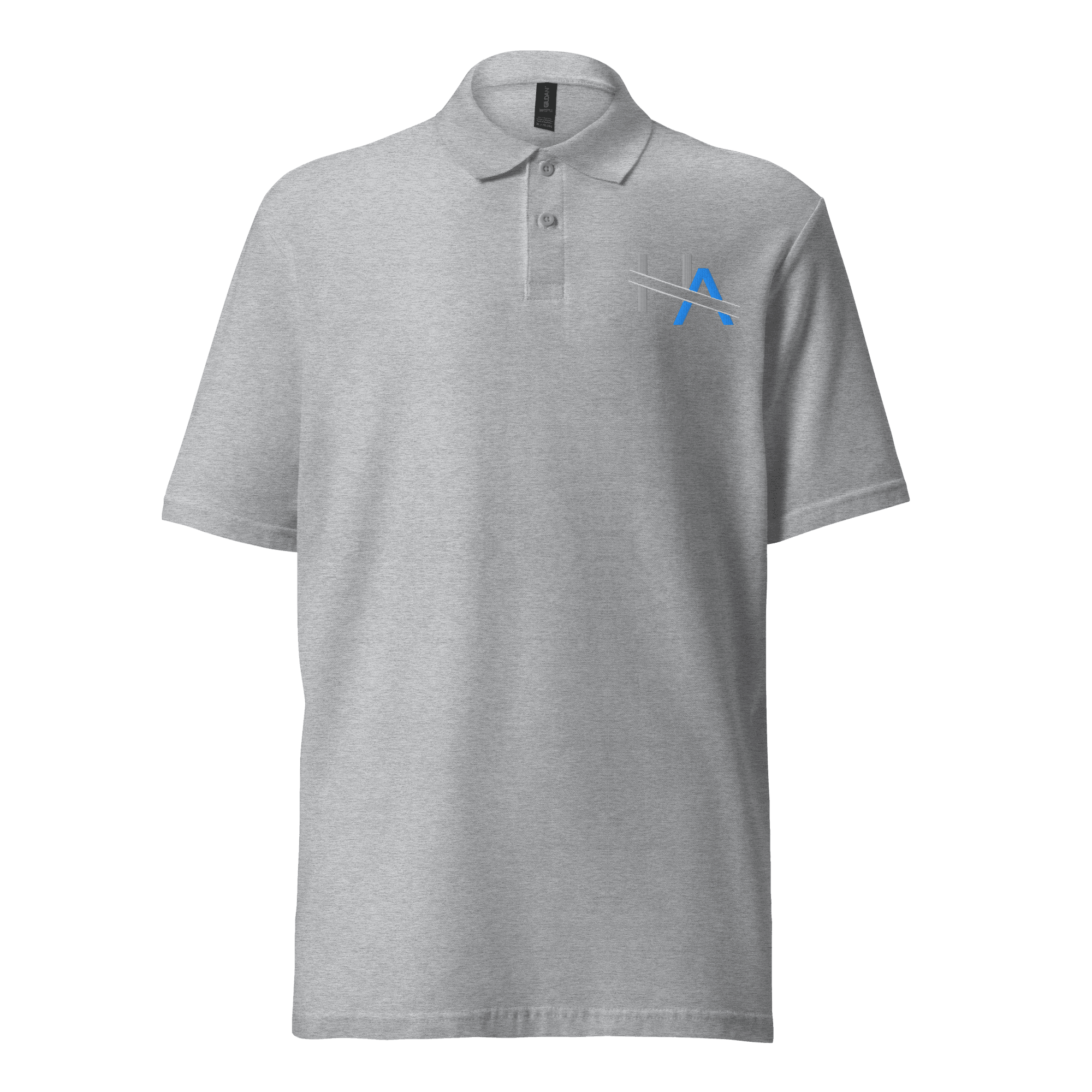 HA Unisex Pique Polo Shirt view 3