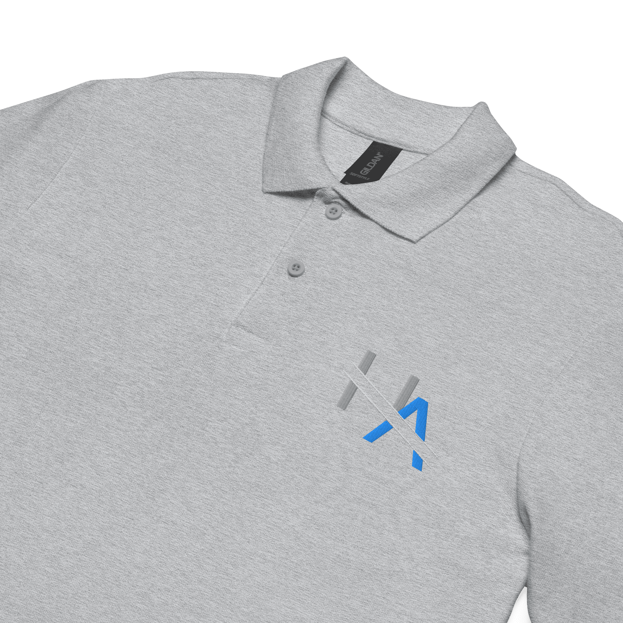 HA Unisex Pique Polo Shirt view 6