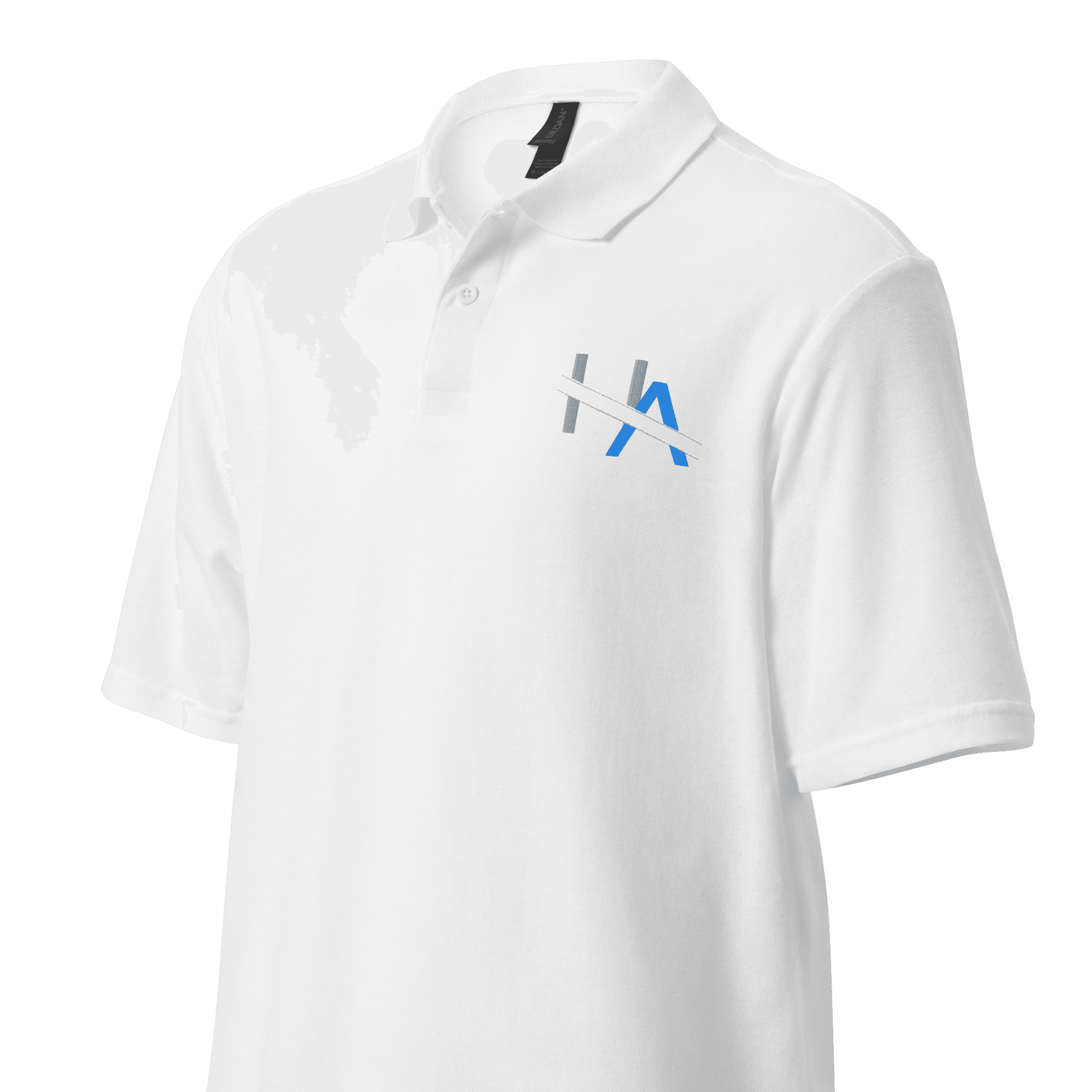 HA Unisex Pique Polo Shirt view 2